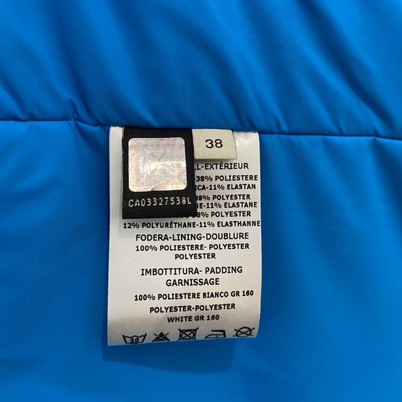 Fendi Two Tone Logo Blue White Ski Jacket EUR 38/US XS 0-2 NWT - Picture 10 of 10